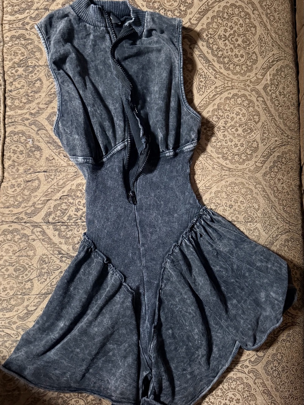 Front and Back Cute Dress the front is like a zip up Skort Dress